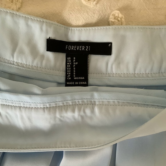 Forever 21 Blue Pleated Skirt - Picture 2 of 4